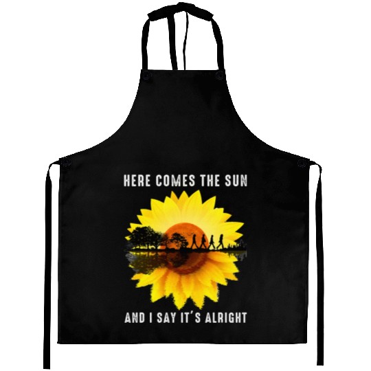 Here Comes The Sun And I Say It's Alright Guitar Aprons