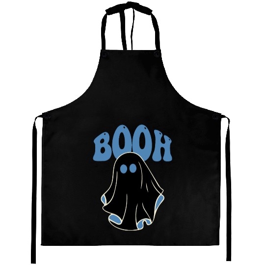 funny Halloween ghost Aprons design