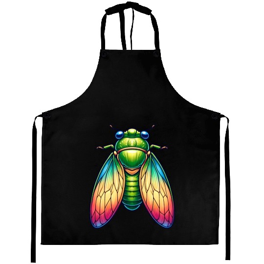 Colorful Cicada Aprons
