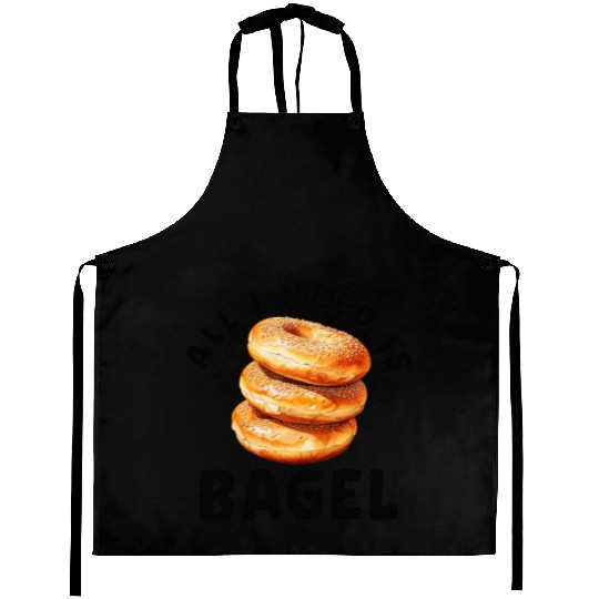 Bagel Lover For Men BreakFast Jewish Food Beigel Aprons