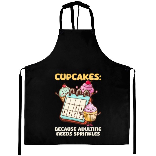 Cupcake Lover Because Adulting Needs Aprons