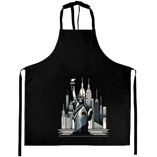 Statue of Liberty Embrace Aprons