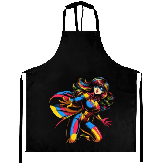 Dynamic Heroine Flight Aprons