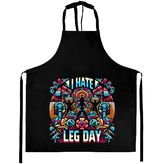 I Hate Leg Day 37 Aprons