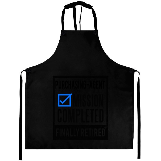 Retirement gift idea Retired Purchasing-Agent Aprons