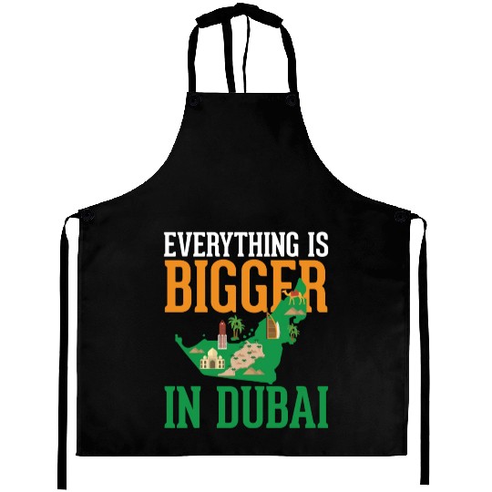 Dubai Map: The City of Dreams Aprons