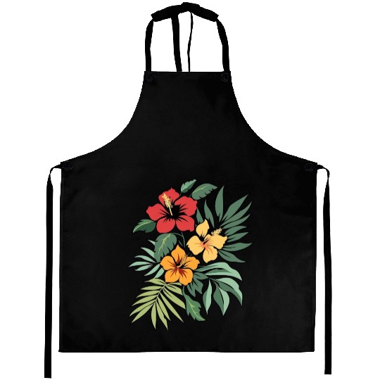 Hibiscus Aprons