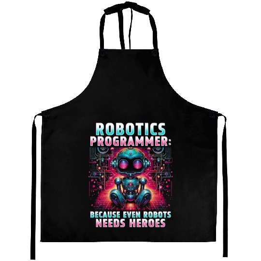 Robotics Engineer Because Even Robots Needs Heroes Aprons