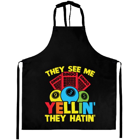 Bingo Player Funny Bingo Aprons