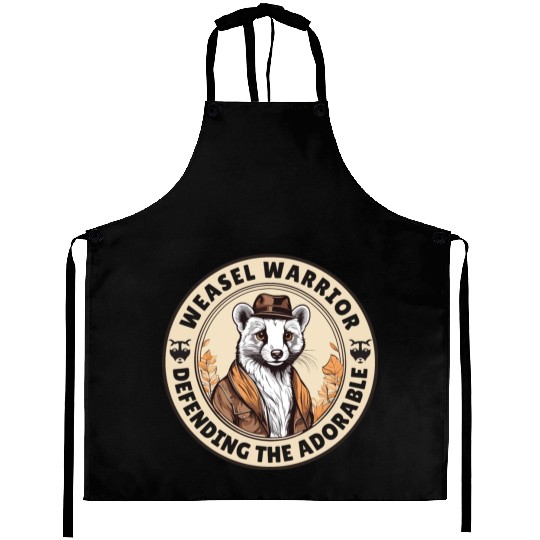 Weasel Warrior Aprons