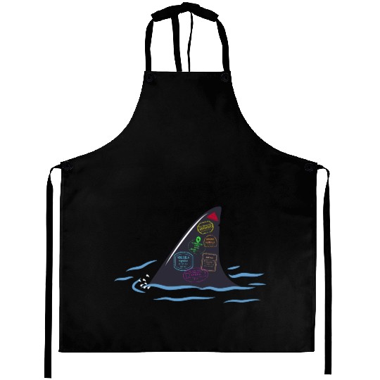 Traveling Shark Aprons
