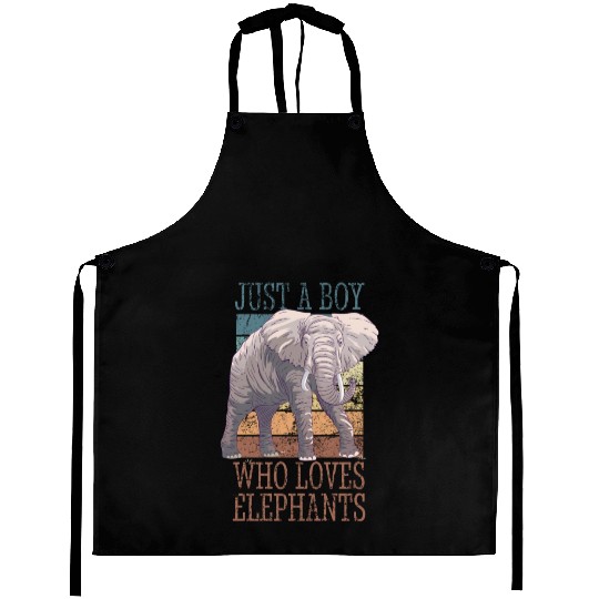 Elephant Spirit Animal Embrace Vintage Vibe Aprons