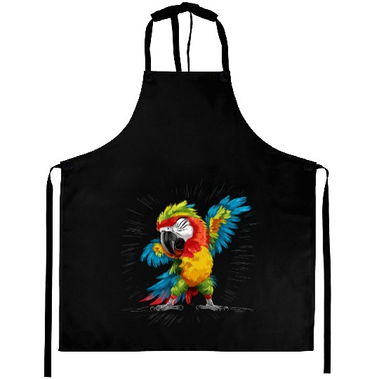 Macaw Parrot for a Bird Lover Animal Lover Aprons