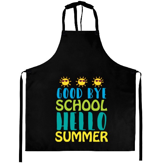 Good Bye School Hello Summer Aprons