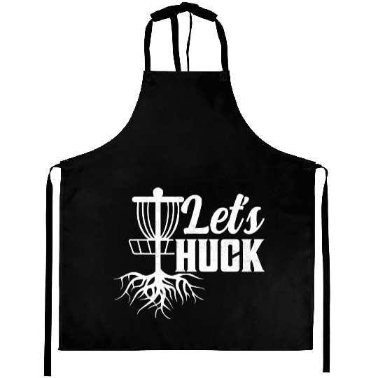 Let's Huck Frisbee Disc Golf Aprons