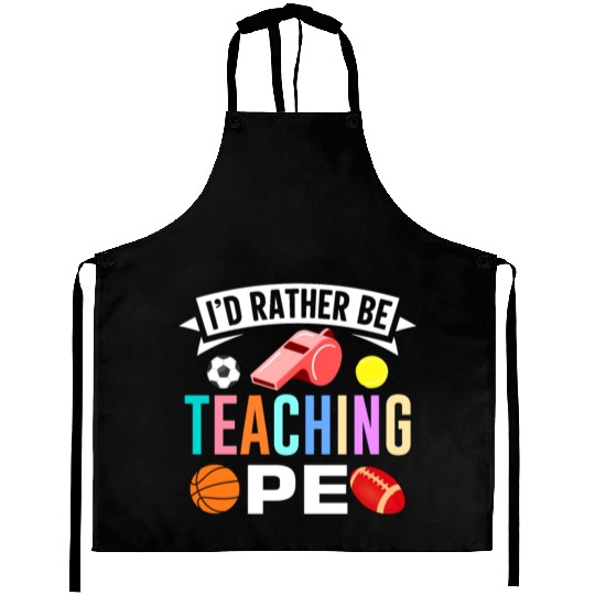 Inspiring Physical Education Teacher Design for PE Aprons