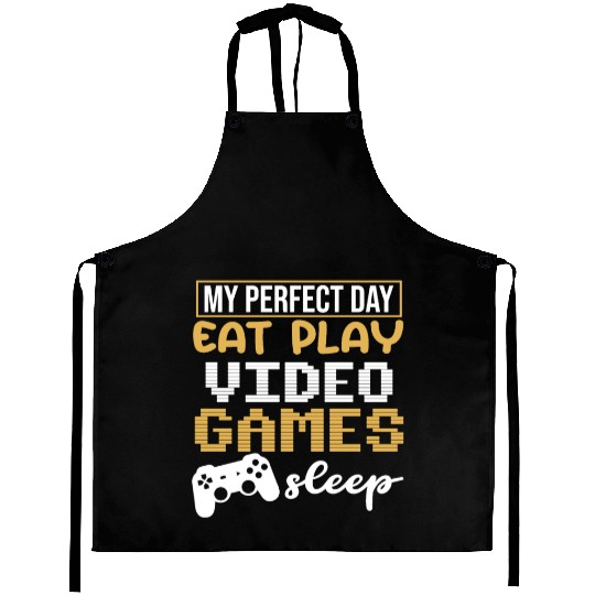 Video Games Aprons
