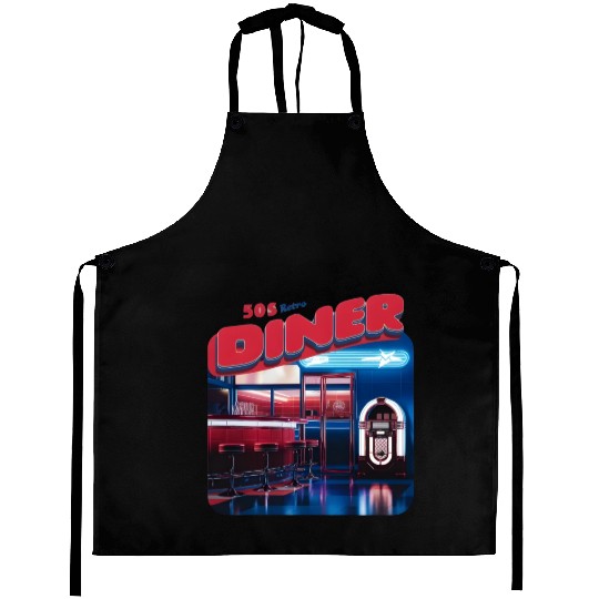50s retro Diner good times Aprons