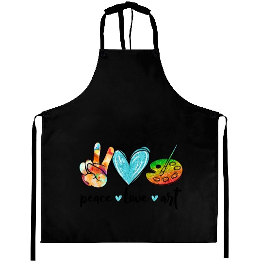 Painting Palette Funny Art Teacher Aprons