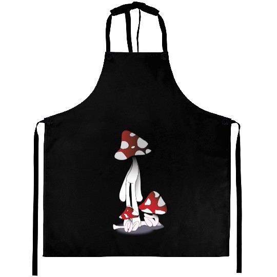 The Happiest Mushroom Aprons