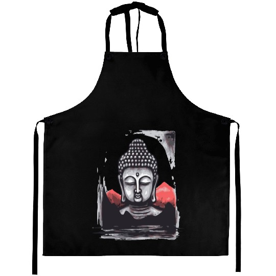 Japan Red Sun: Chilling Buddha Aprons