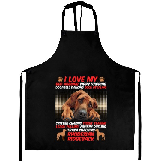Ridgeback Owner I LOVE MY RHODESIAN RIDGEBACK Aprons