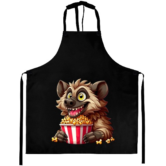 Hyena Predator Popcorn Cinema Night Aprons