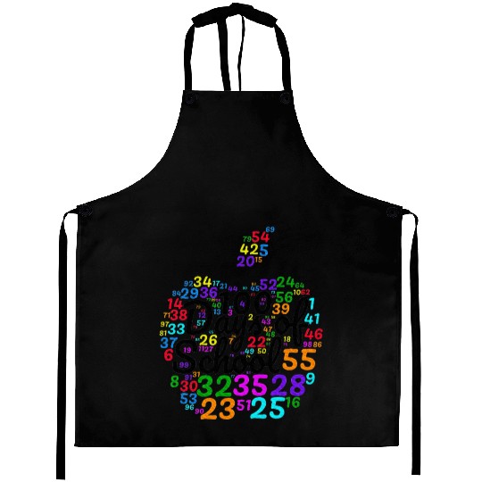 100 Days Of School Design From Numbers In Apple Aprons