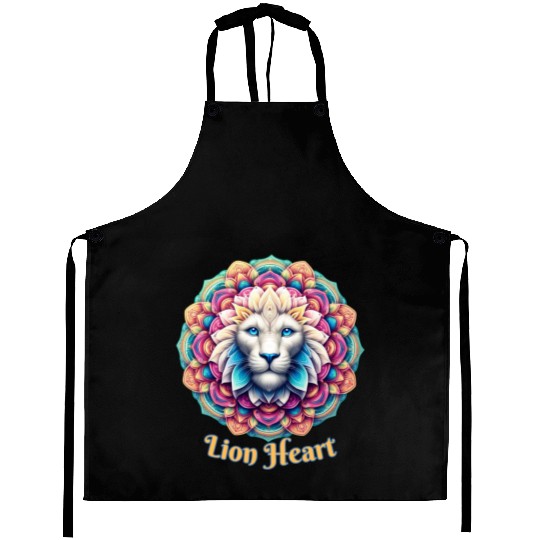 Lion Mandala Aprons