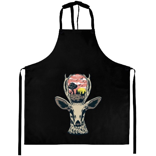 deer forest Aprons