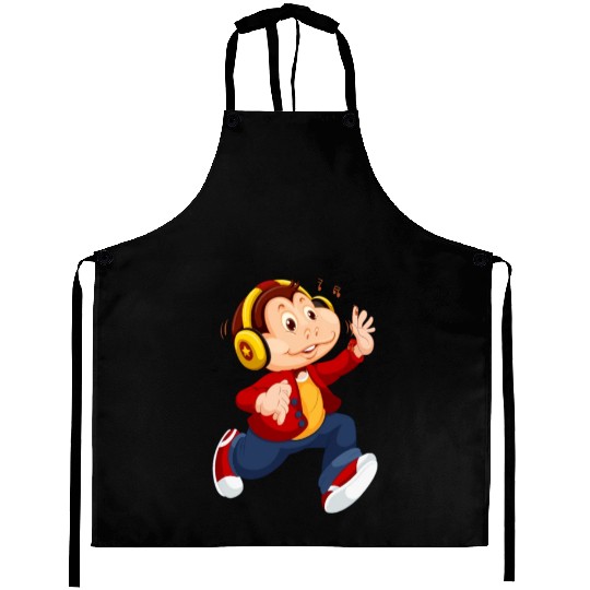 dancing monkey Aprons