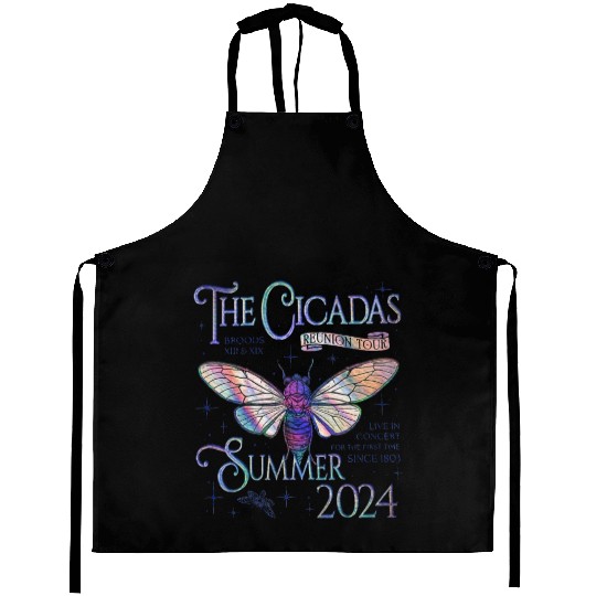 Cicada Nature Lover The Cicadas Reunion Tour Aprons