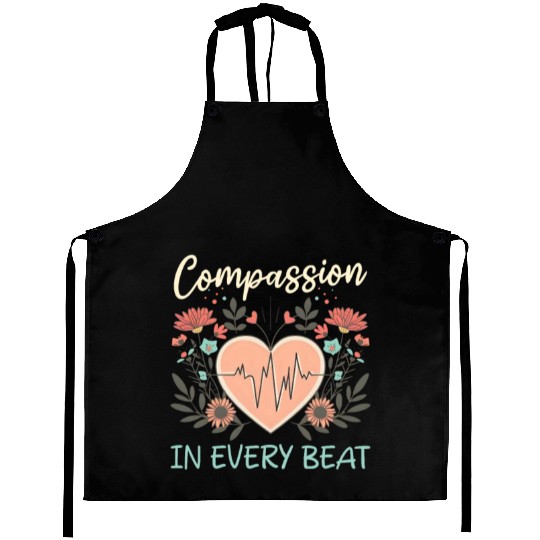 PICU Nurse Compassion in Every Beat Aprons