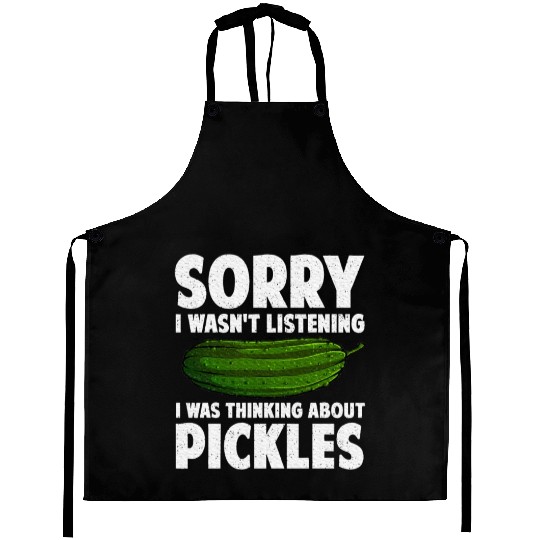 Pickle Design Cucumber Dill Pickle Lover Aprons