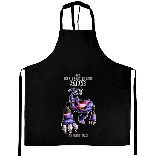 SABRE CAT RACING MECHA! Aprons