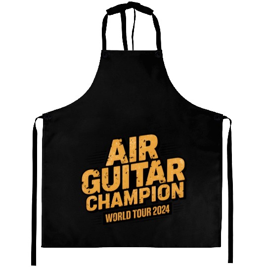 AIR GUITAR CHAMPION WORLD TOUR 2024 Aprons