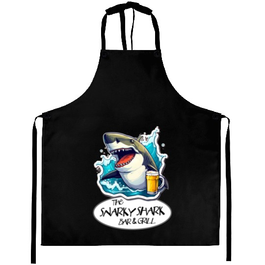 The Snarky Shark Bar & Grill Aprons