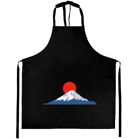 Japanese dawn on Mount Fuji Aprons