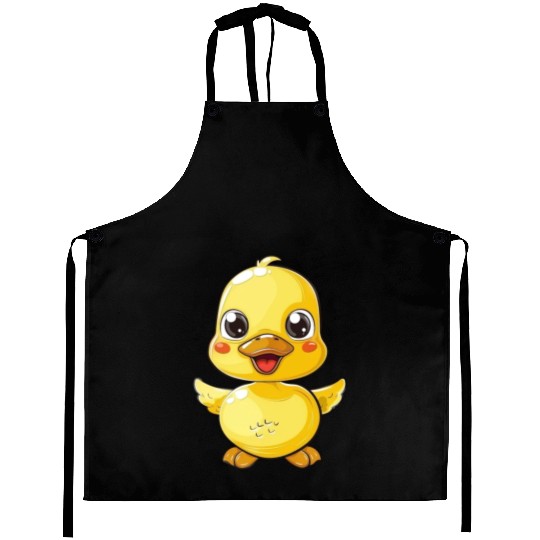 Adorable Yellow Duckling Spread Your Wings Aprons
