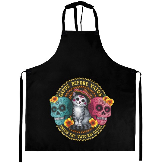 Womens Before Unless Cat Aprons