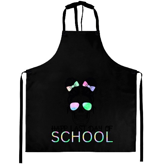 mom lif Happy last day of student's graduation Aprons
