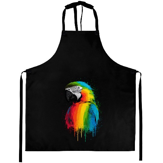 Macaw Parrot for a Bird Lover Animal Lover Aprons
