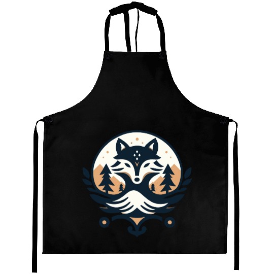 the beautiful forest fox Aprons
