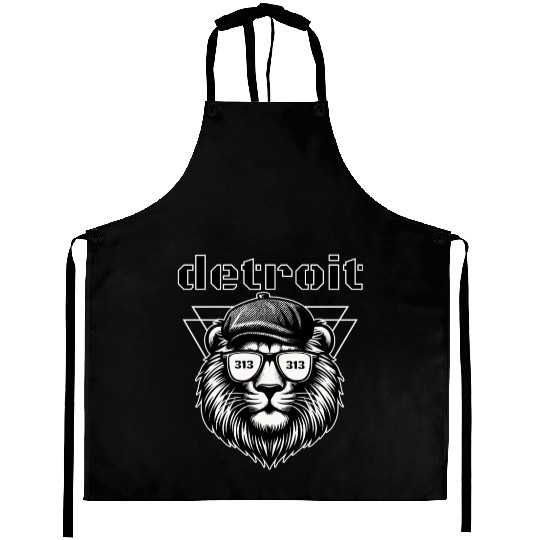 Detroit Cool Cat Aprons