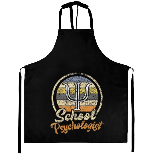 School Psychologist Teacher Psychology School Aprons