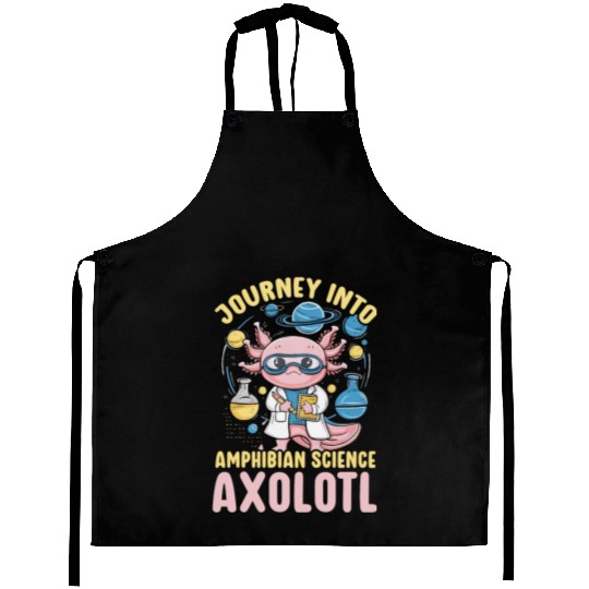 Axolotl Science Teacher Mexican Salamander Aprons