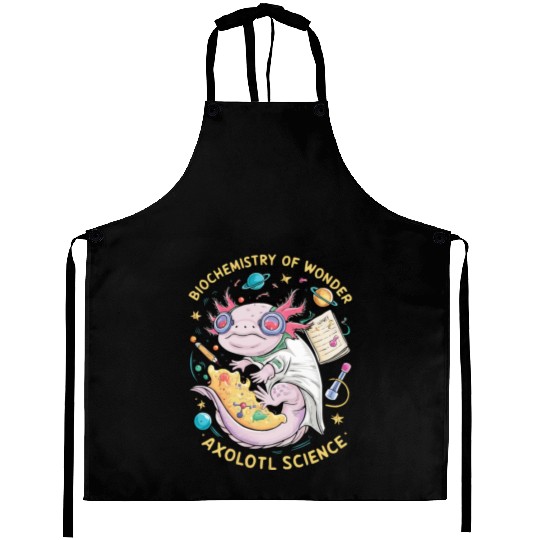 Axolotl Science Teacher Mexican Salamander Aprons