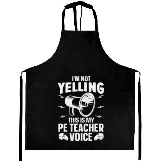 Cool PE Teacher Art Physical Education Teacher Aprons