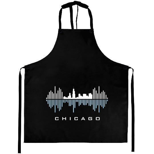 Chicago City Sound Waves Aprons