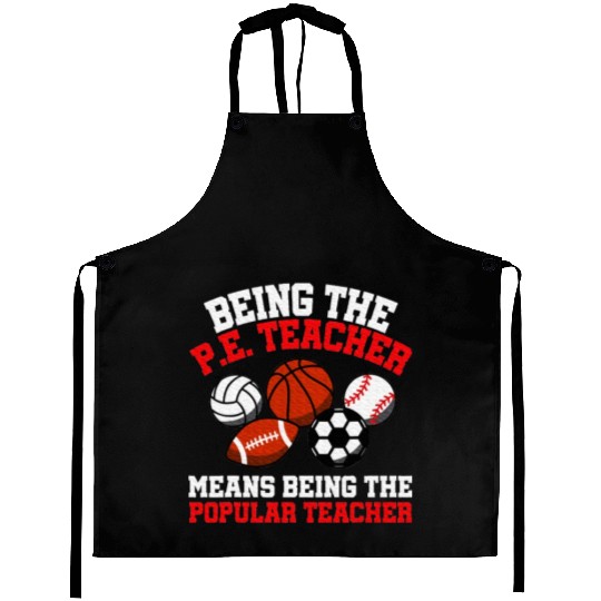 PE Teacher Physical Education Teacher Aprons